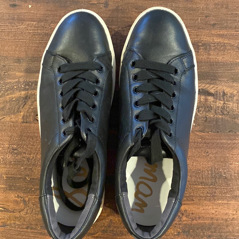 Sam Edelman Ethyl Low Top Sneaker, Size 8 M - Black